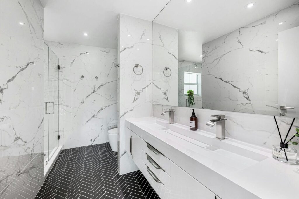 Canary Wharf Bathroom Installation Bathroom Worktops