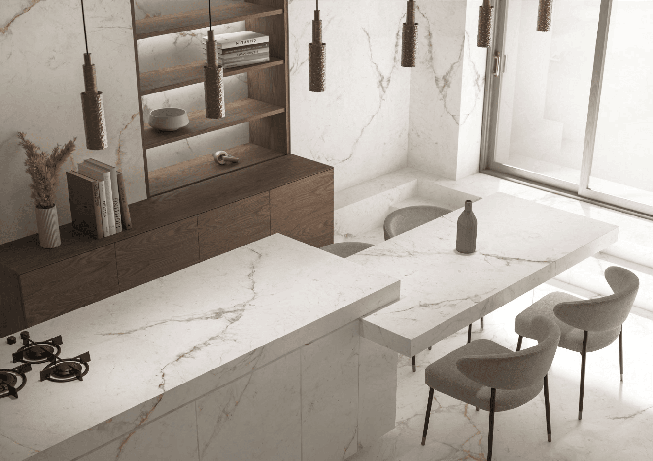 Quartz and Granite Worktops W1