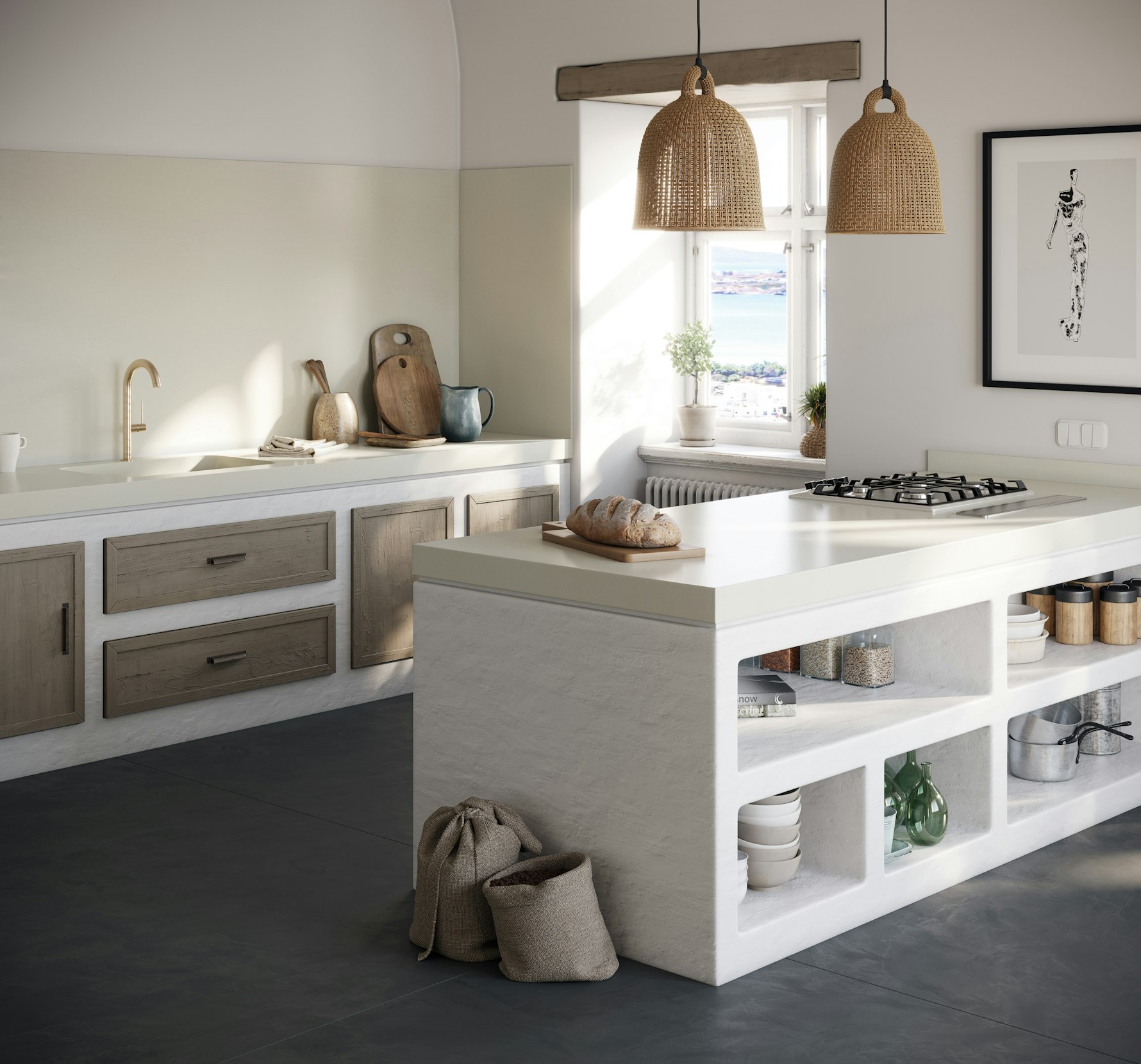 Croydon Quartz Kitchen Countertops