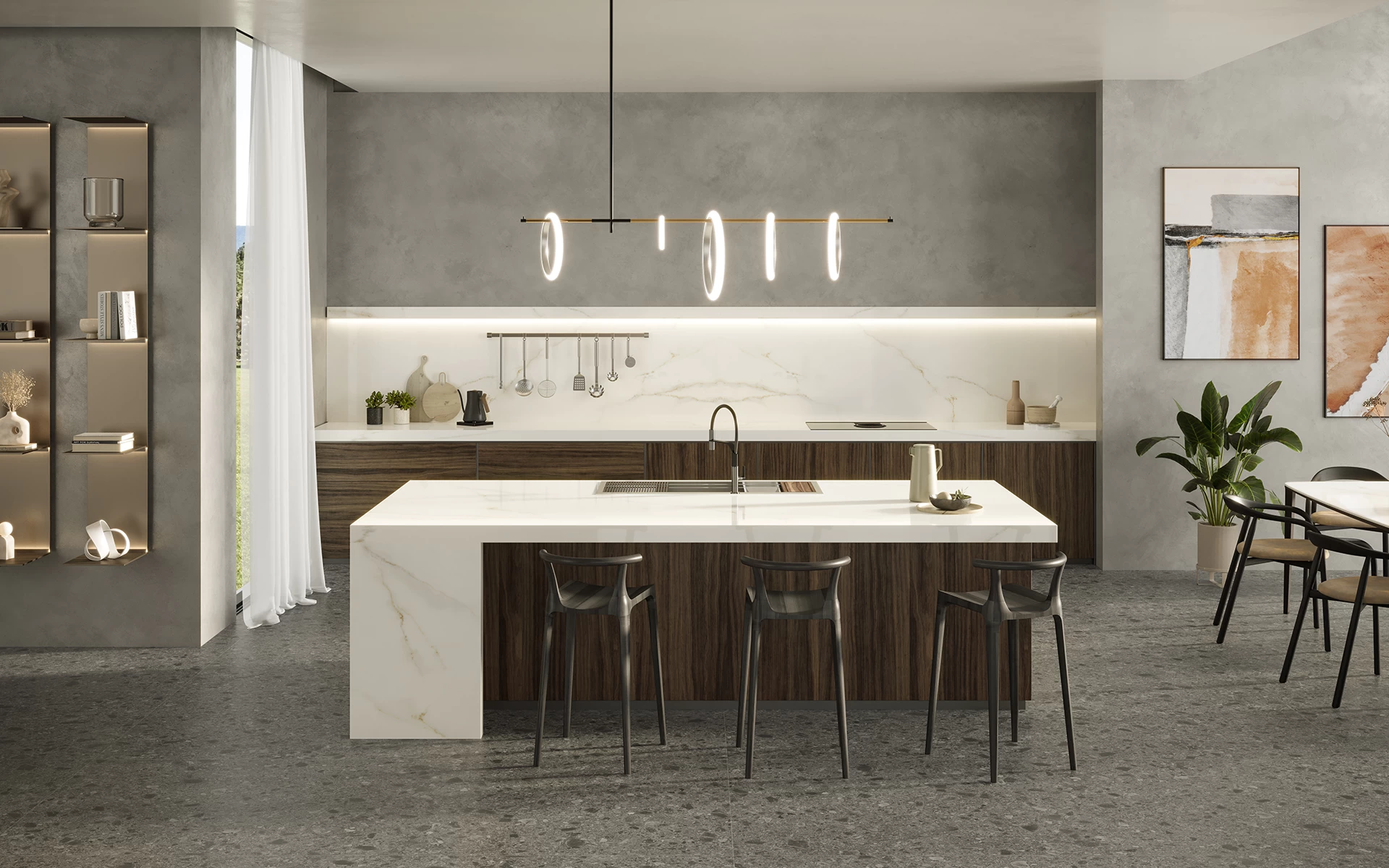 Haringey Quartz Kitchen Countertops