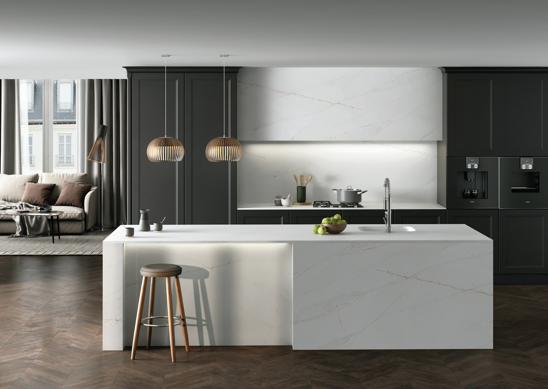 Islington Quartz Kitchen Countertops