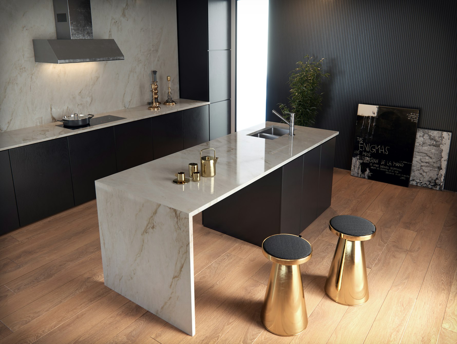 Lambeth Quartz Kitchen Countertops