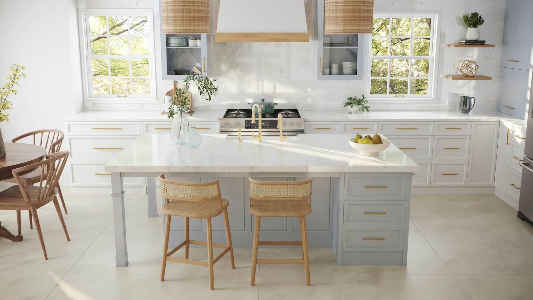 London Road Quartz Kitchen Countertops